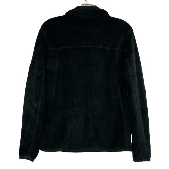 Women's PATAGONIA Polartec 1/4 Snap-T Black Fleece Pullover Sweater Small - Picture 2 of 13
